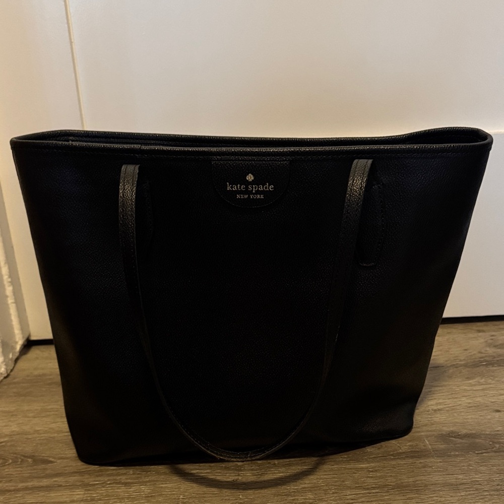 Kate Spade Classic Black Leather Tote